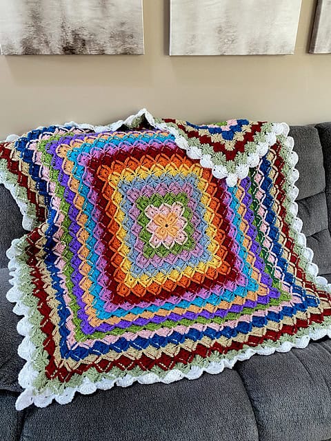 The Wool-Eater Blanket Crochet Pattern Free