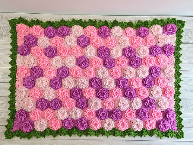 Summer Garden Flower Crochet Pattern