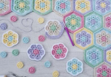 African Flower Hexagon Crochet