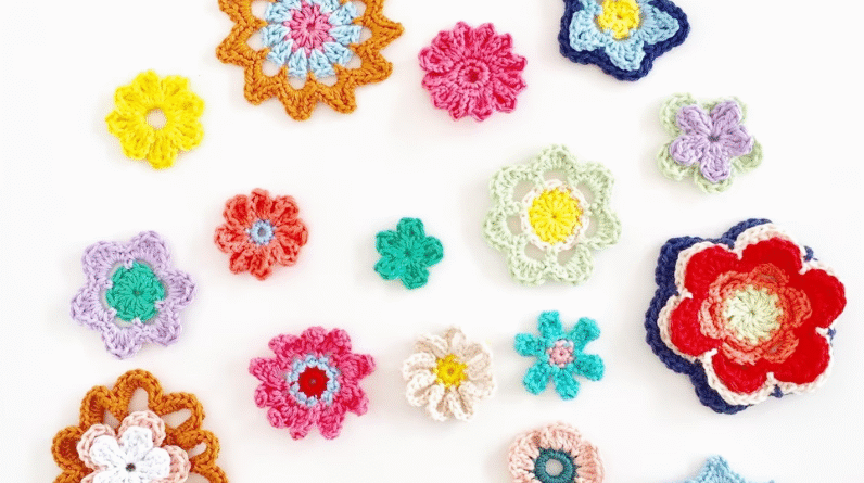 Discover the Joy with Crochet Flower Ebook by Annemarie Benthem