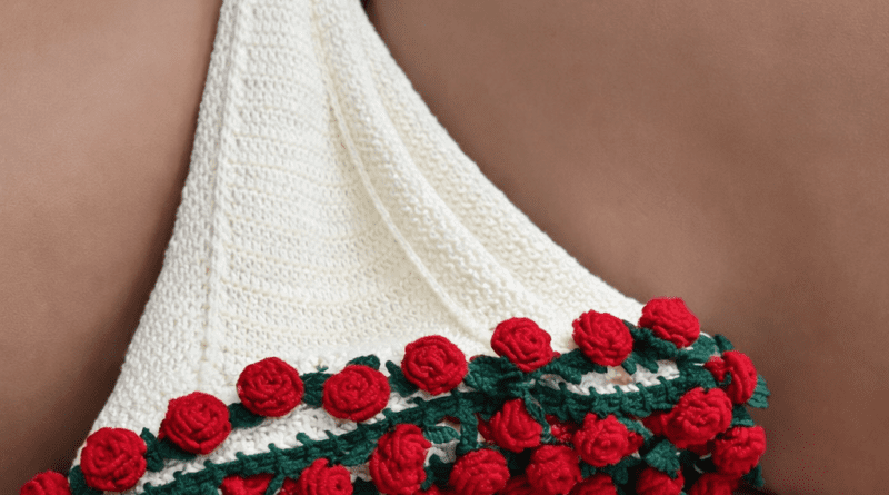 Roses Blanket Crochet Bouquet, amazing and viral gift