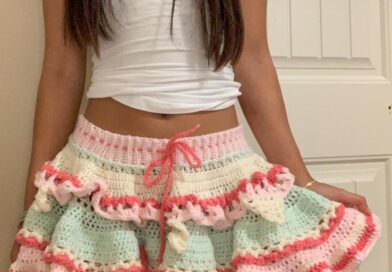 Tiered Ruffle Mini Skirt