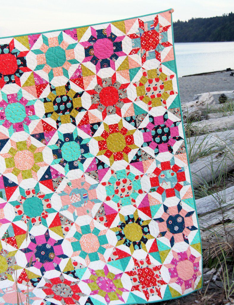 Shimmer Quilt Pattern – colorful quilt pattern with easy instructions