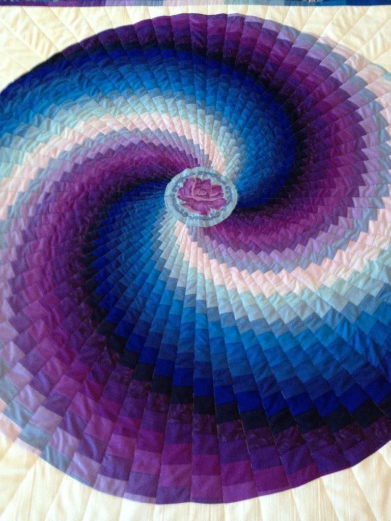 Spiral Bargello Quilt Pattern – dramatic quilt design with wave effect
