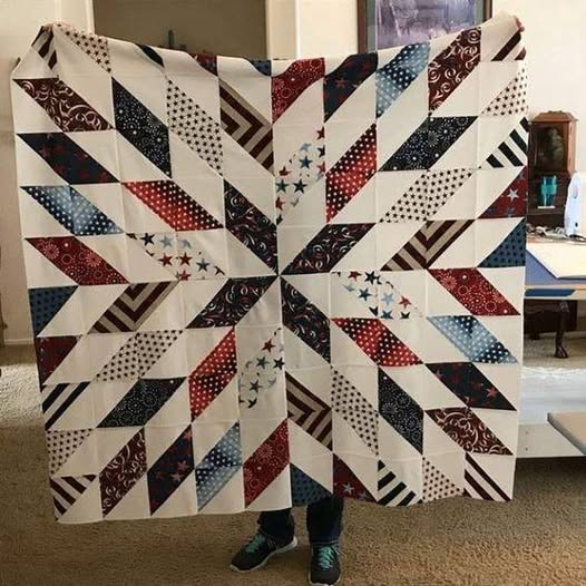 Starburst Quilt Pattern – bold star quilt blocks with free tutorial