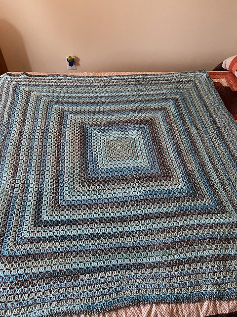light crochet blanket - the summer breeze blanket
