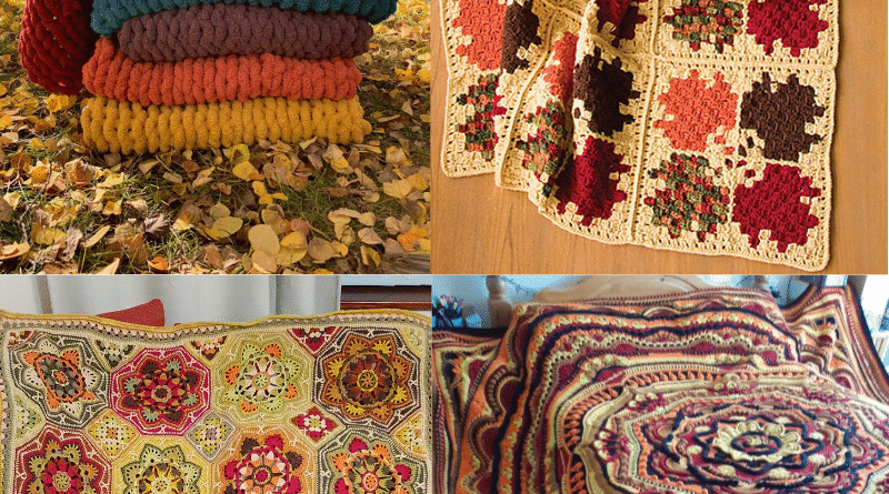 🍂 15 Cozy Crochet Blankets for Fall – Free & Paid Patterns
