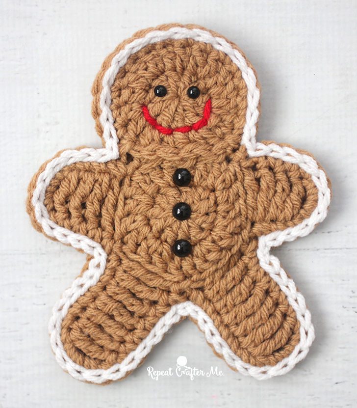 Free Christmas Crochet Patterns - gingerbread