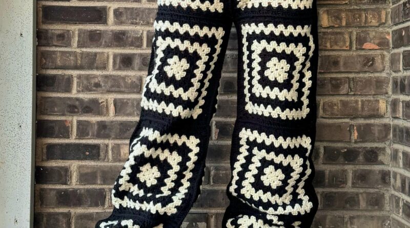 Granny Square Pants Pattern - a beautiful model.