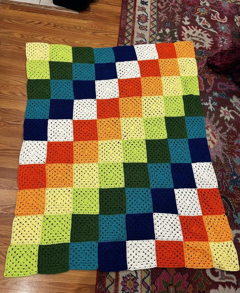 A BTS Crochet Blanket HYYH (The Most Beautiful Moment in Life)