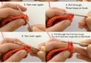 how to double crochet stitch step by step