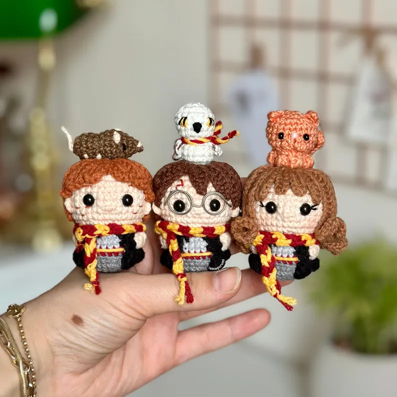 Harry Potter crochet amigurumi bundle multiple character patterns set