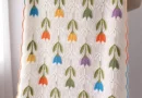 Crochet Tulip Blanket Pattern - finished blanket.