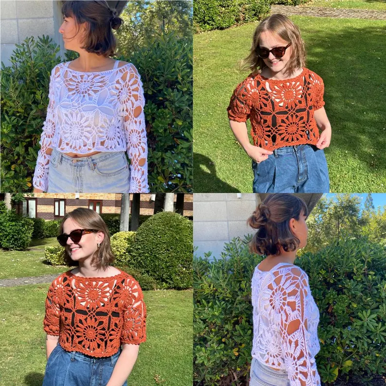 crochet summer tops ideas beginner friendly projects