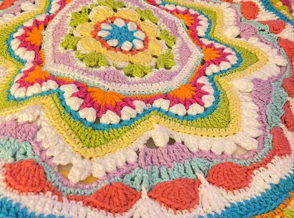lotus crochet flower pattern detailed stitches