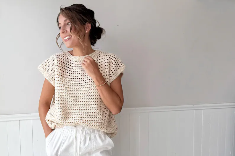 crochet crop top pattern free for summer beginners