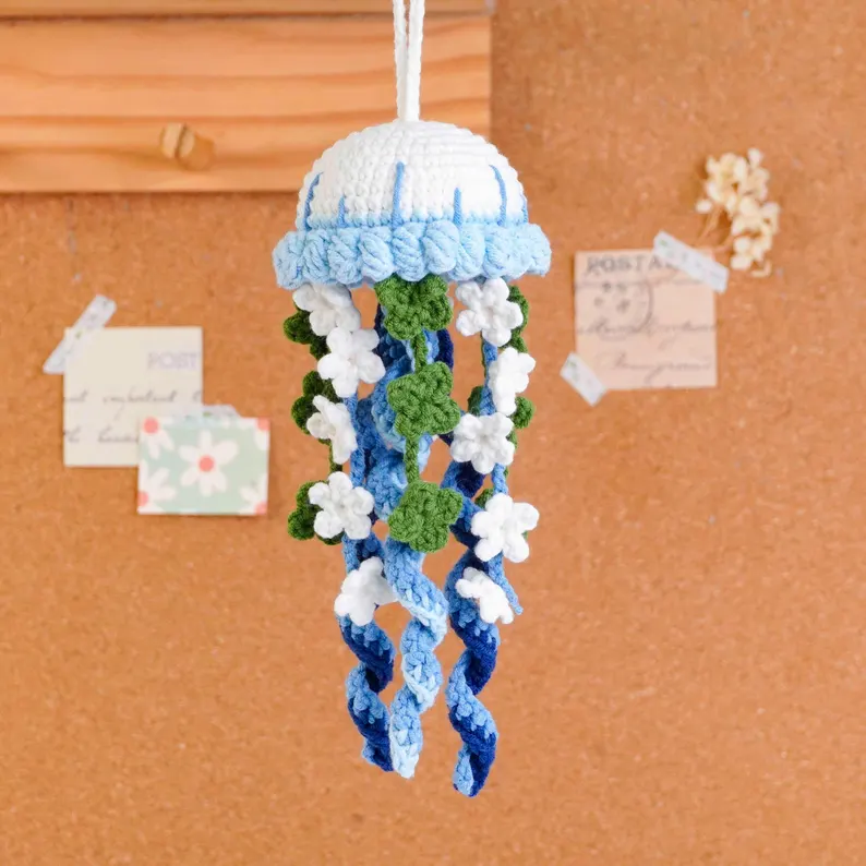 Baby Flowers Jellyfish Crochet Pattern