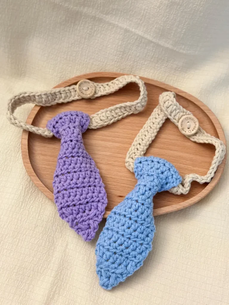 crochet dog pattern with crochet tie pet collar for dressy pet accessories