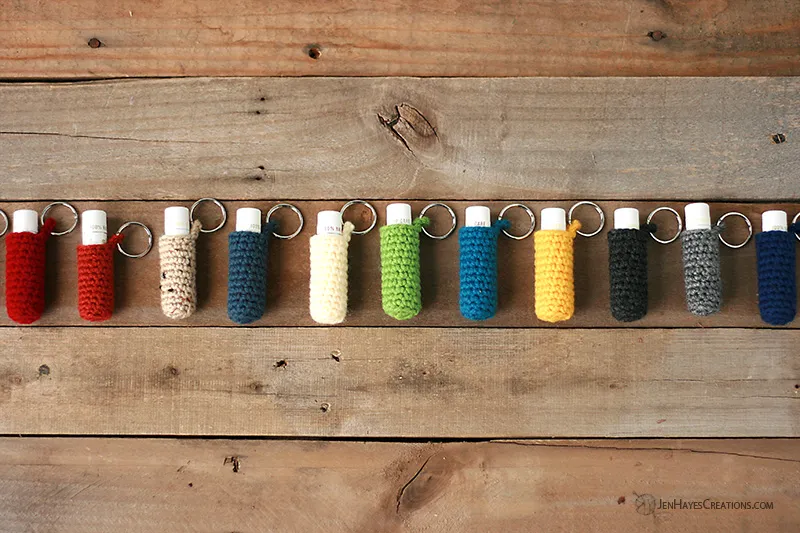 Crochet Chapstick Holder Pattern Free - Classic with a different way