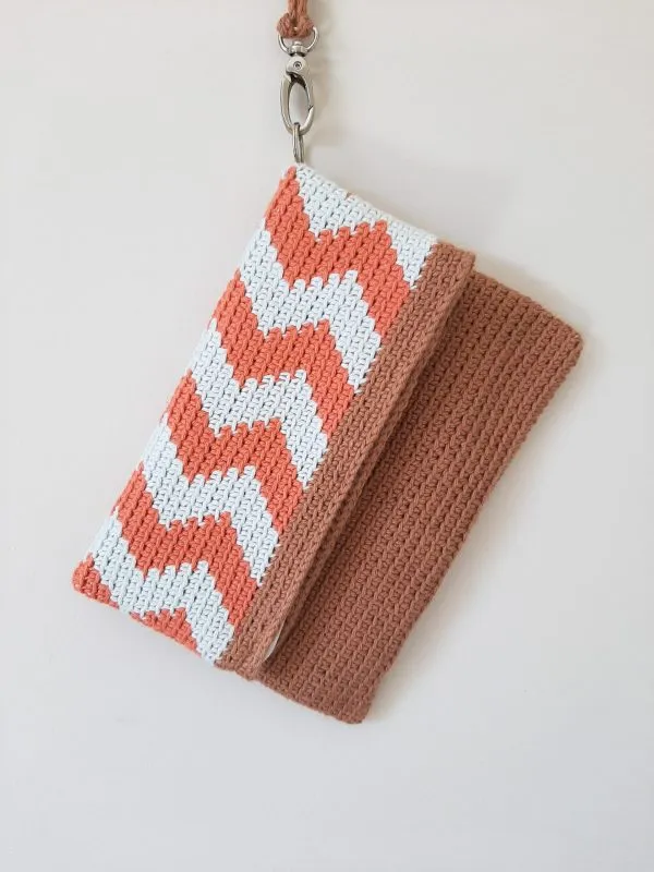 Chevron Hold on Bag crochet Pattern free