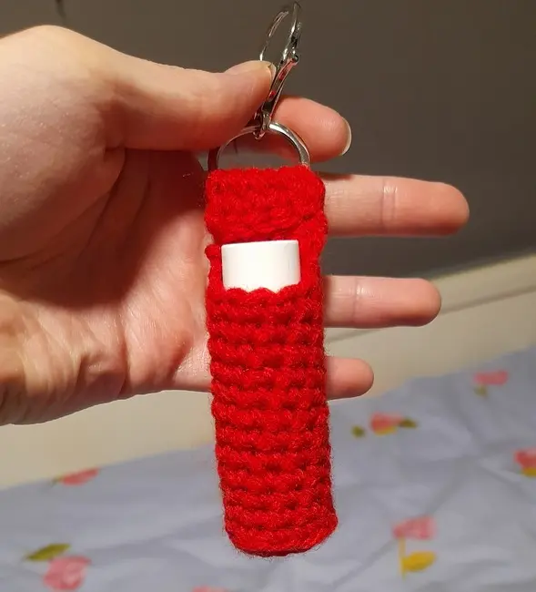 Crochet Chapstick Holder Pattern Free - Simple and Easy