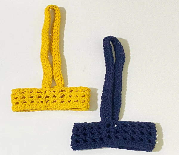 Mesh crochet cup cozy free pattern 
