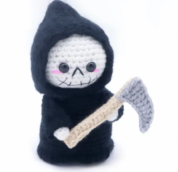 Grim Reaper Amigurumi Crochet Pattern Free