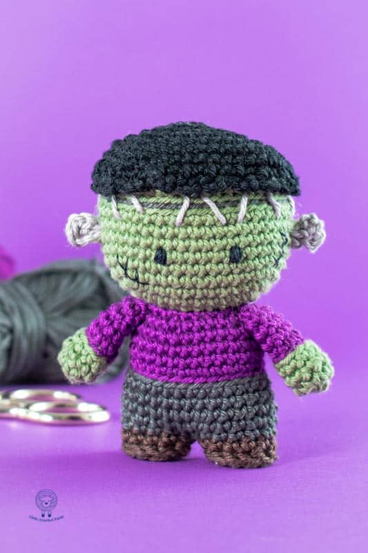 Mini Frankestein Crochet Pattern Amigurumi