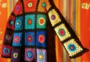 Colorful Cardigan Granny Square Pattern